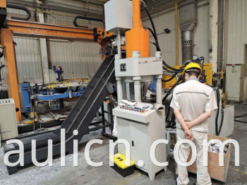 Máquina de briquetas de láminas de aluminio Y83L-500 con bloque cuadrado